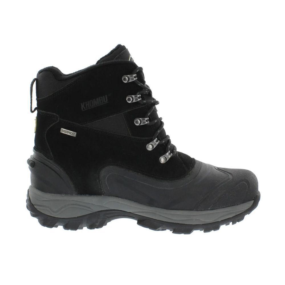 Khombu Bowman Men's Lace Up Boot In Black Sz 9
